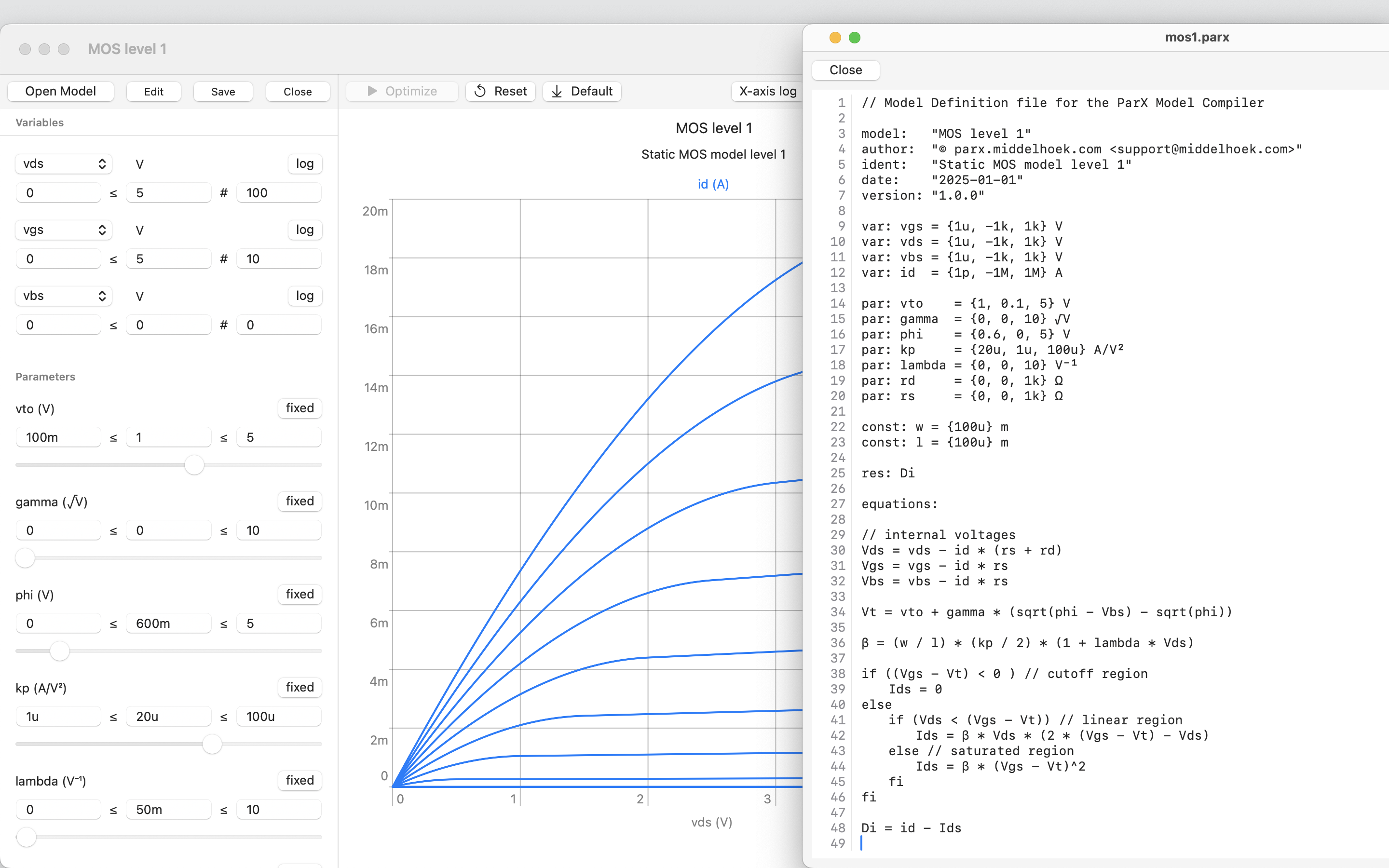 ParX Model Editor