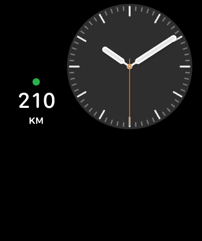 Tracker Watch Windget Asseccory circular