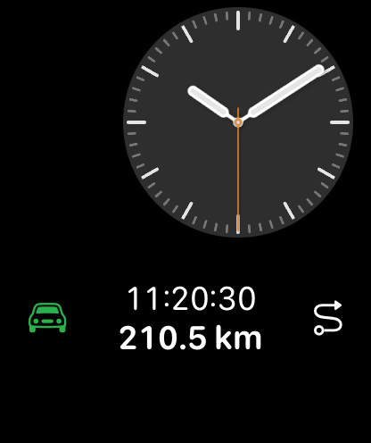 Tracker Watch Windget Asseccory rectangular